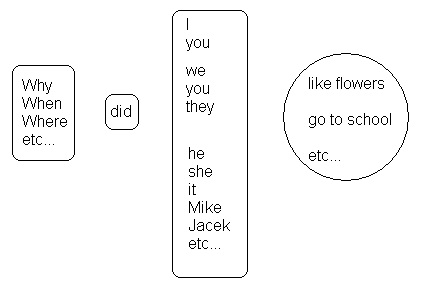 past simple graphic